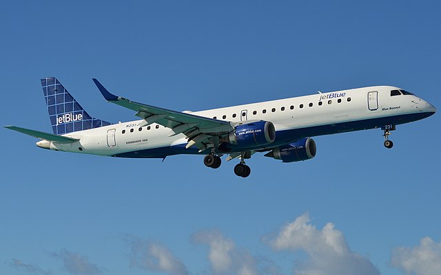 Ex-JetBlue E190 Arrives at Ireland West Airport