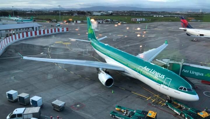 EI-GEY Airbus A330-202 Aer Lingus Ferried Dublin to Perpignan